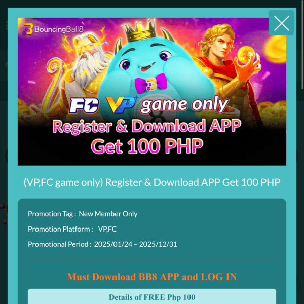 Register Download App Bonus BouncingBall8 Casino